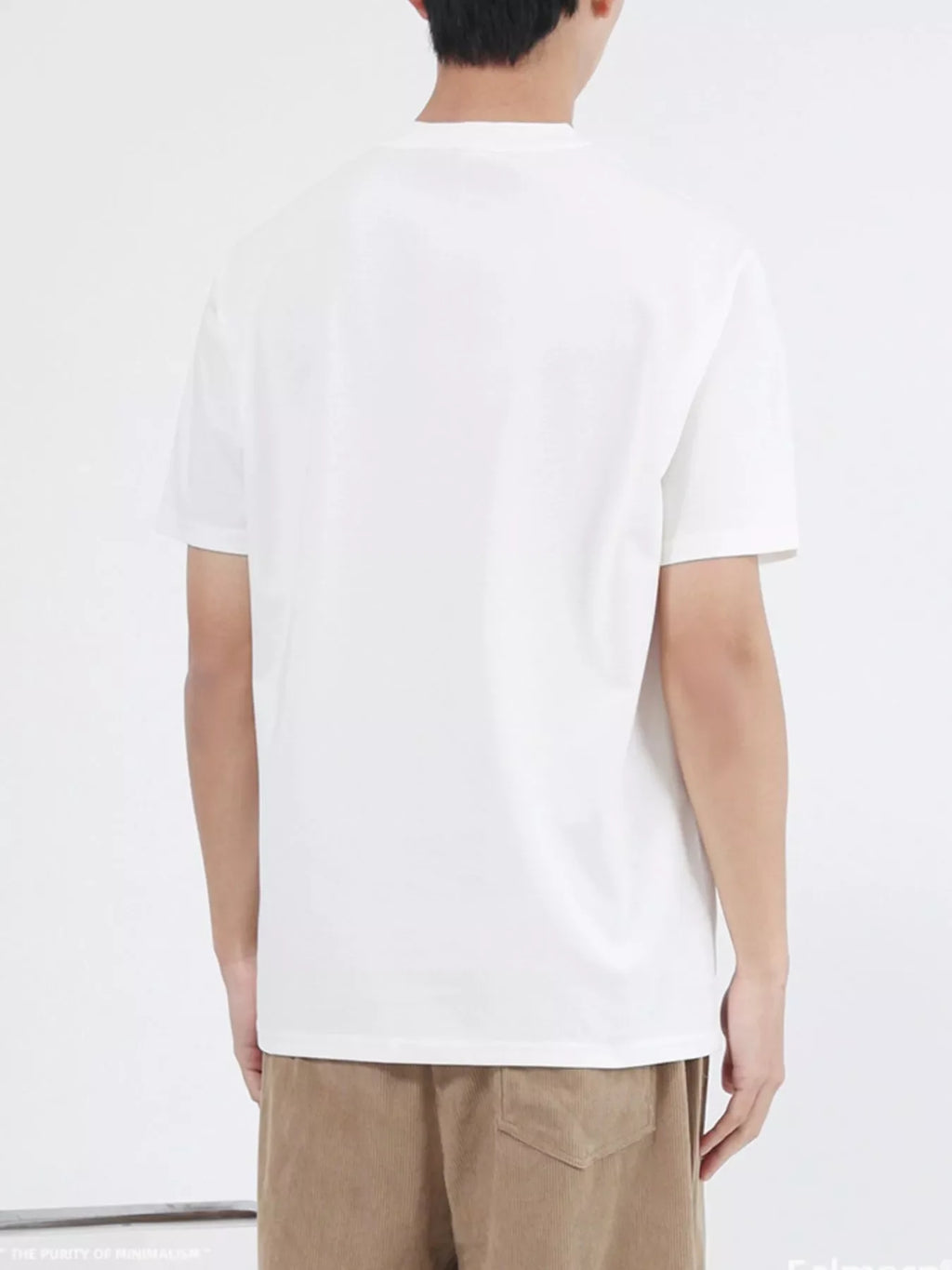Men's Plus Size Classic Crew Neck T-Shirt