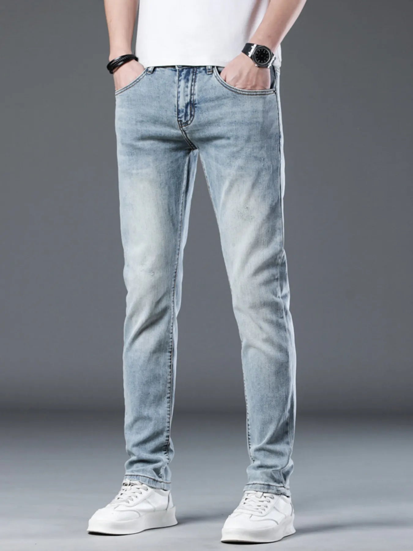 Men's Wash Slim Fit Jeans