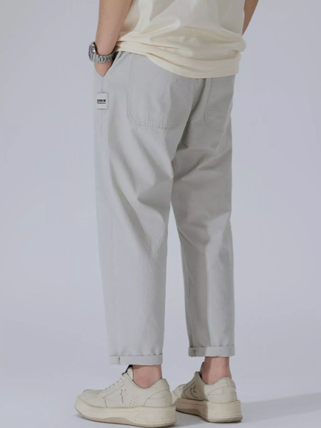 Men's Full Size Wide Leg Pants Plus Size