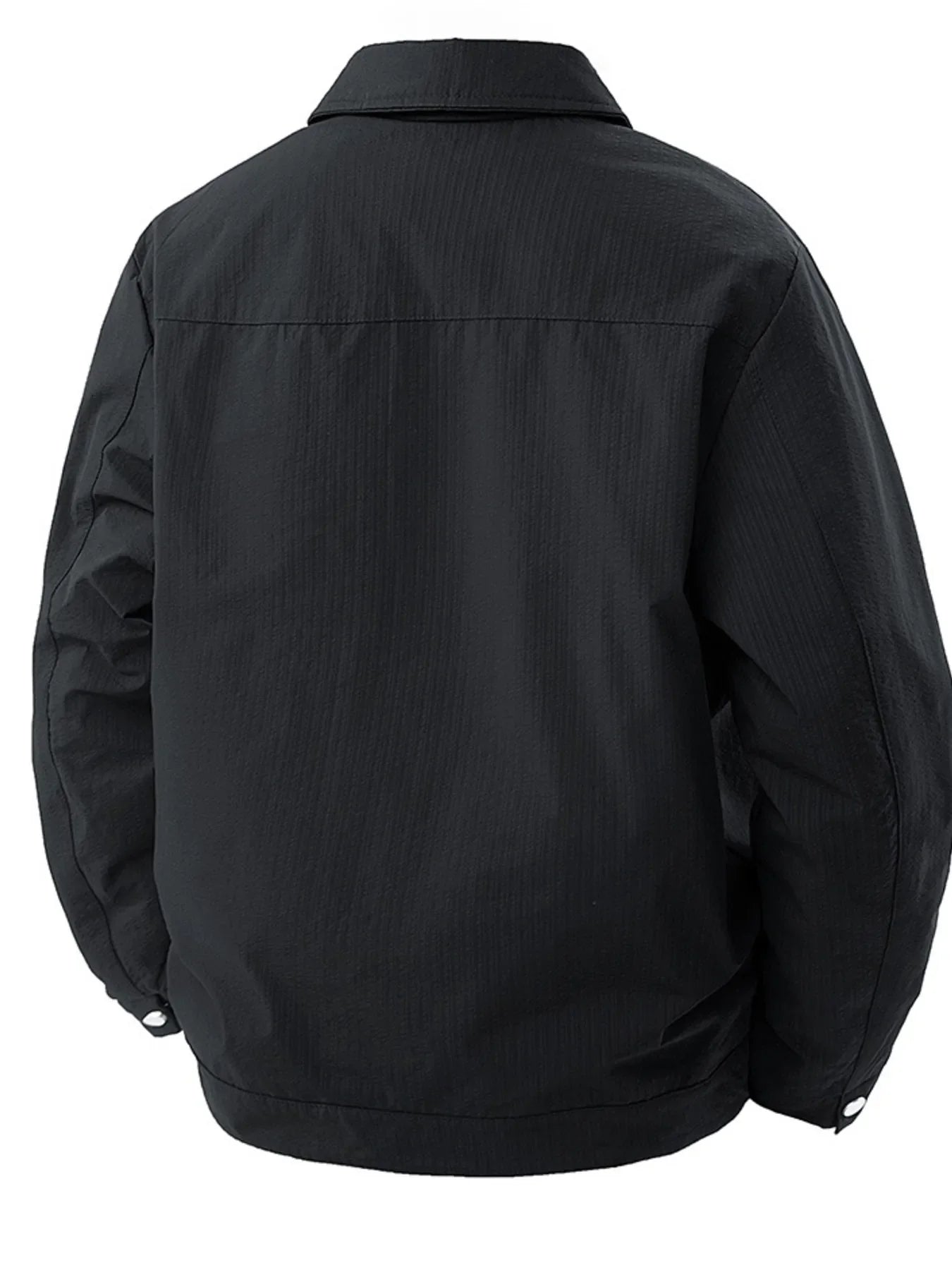 Men's Plus Size Lightweight Snap-Down Jacket