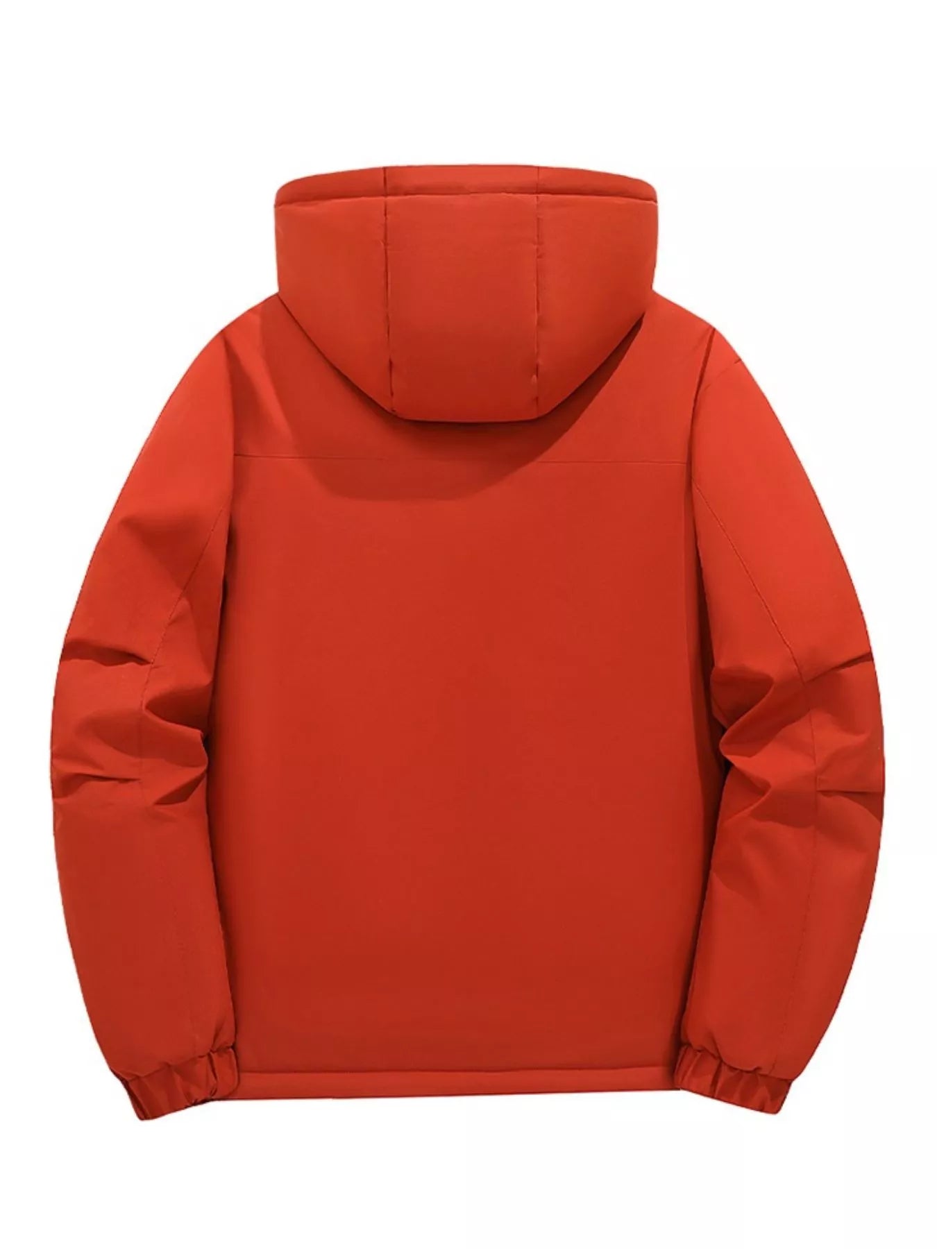 Men's Full Size Zip Up Hooded Winter Coat Plus Size