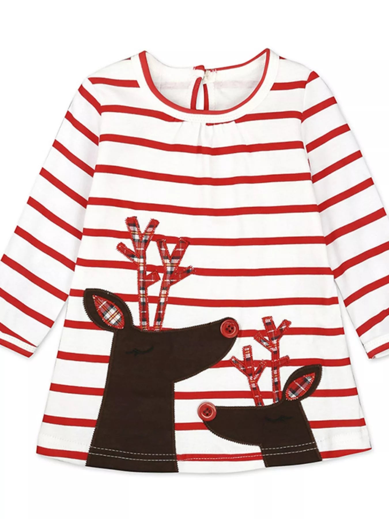 Children's Striped Long Sleeve Dress