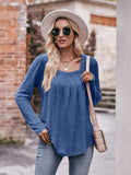 Square Neck Long Sleeve T-Shirt