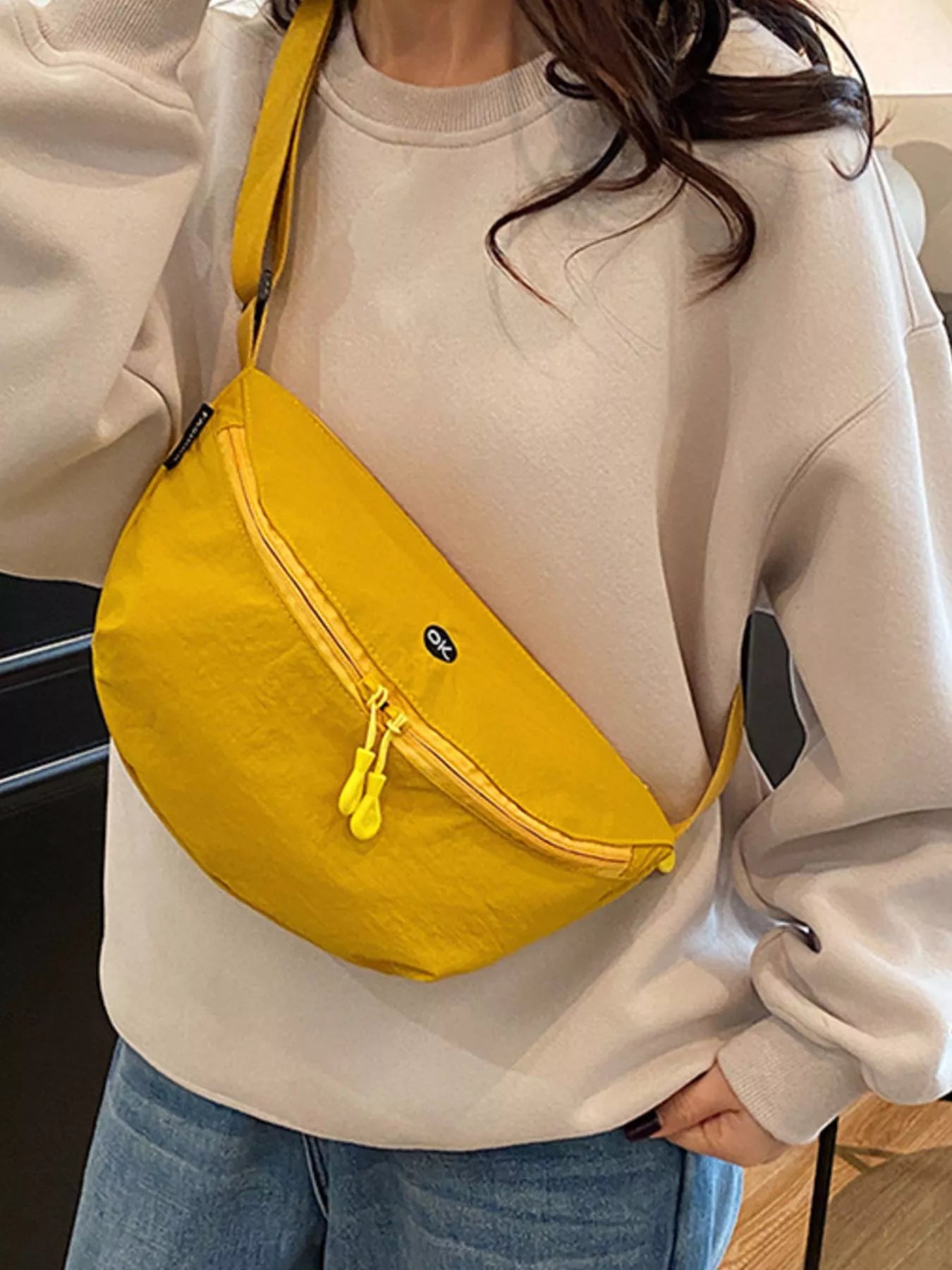 Lightweight Canvas Sling Bag