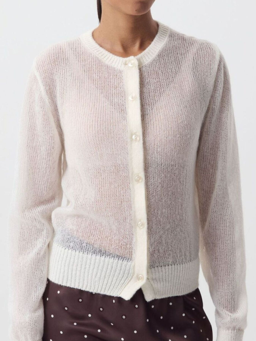 Button Up Long Sleeve Cardigan