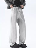 Men's Plus Size Wide Leg High Waisted Jeans