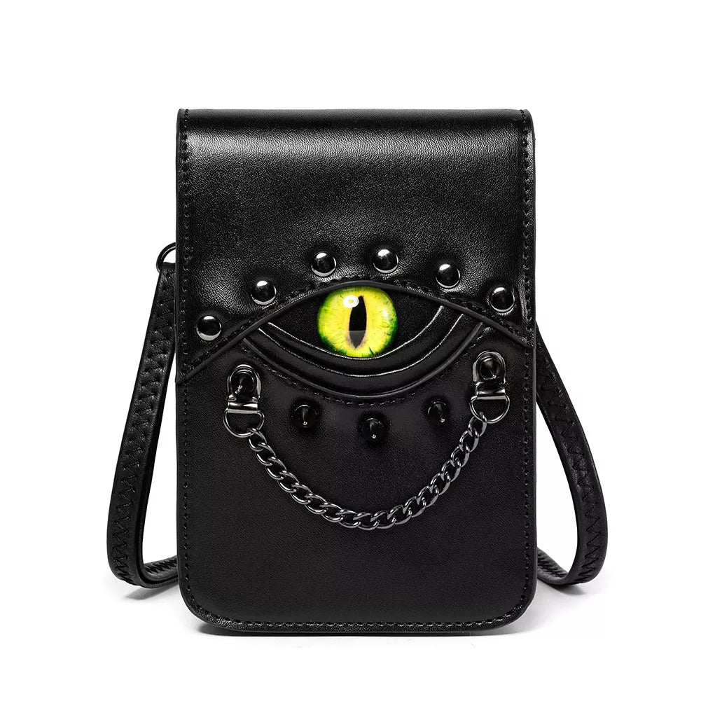Steampunk Eye Decor Crossbody Bag