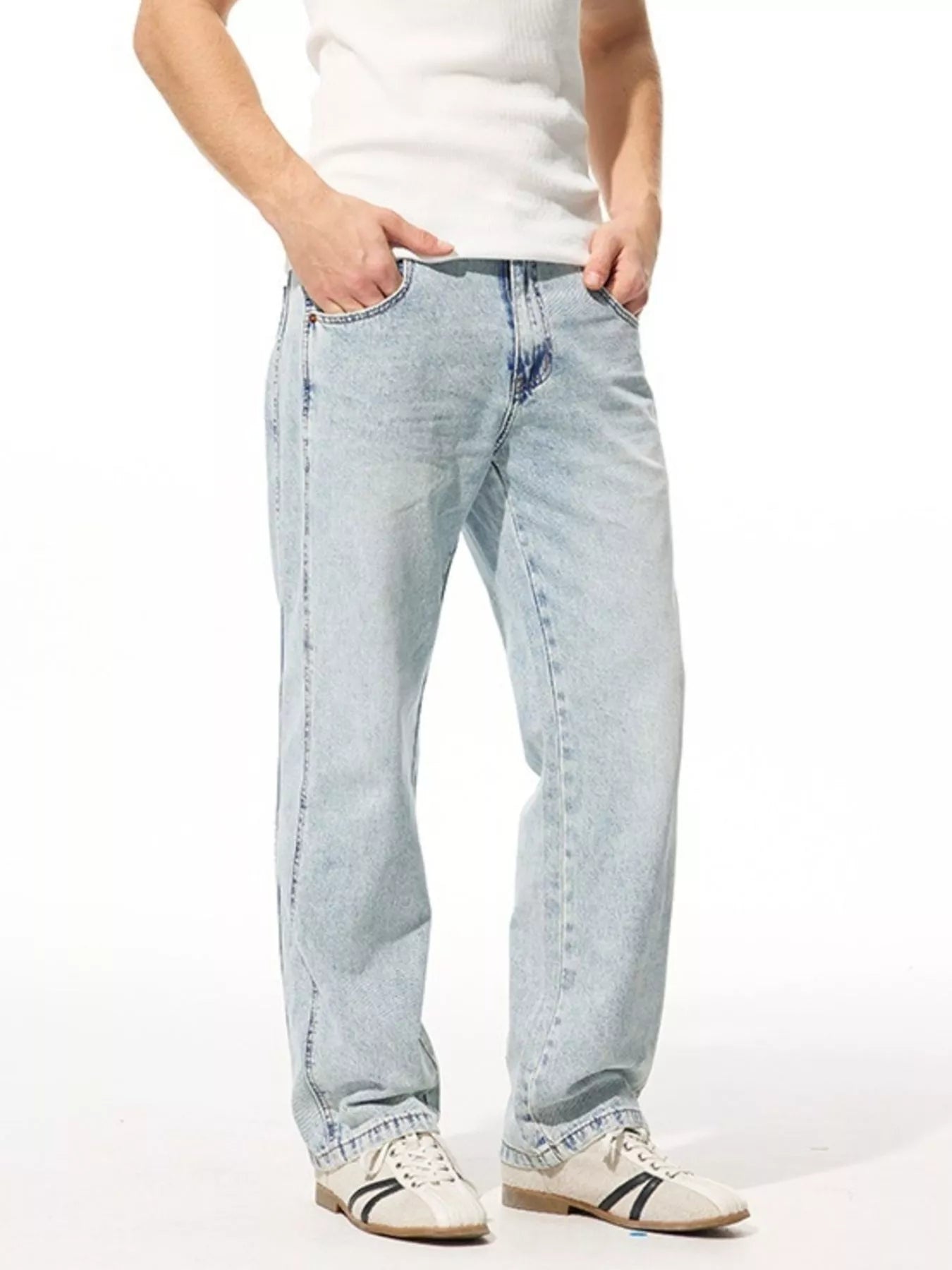 Men's Wide Leg Jeans