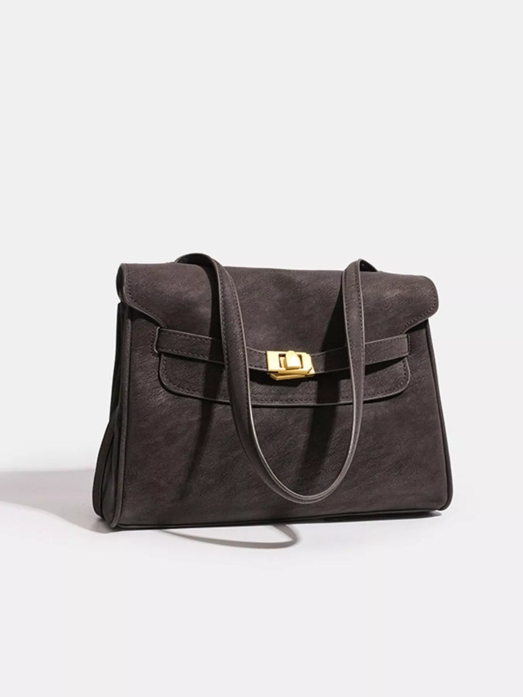 Buckle Closure Shoulder Bag