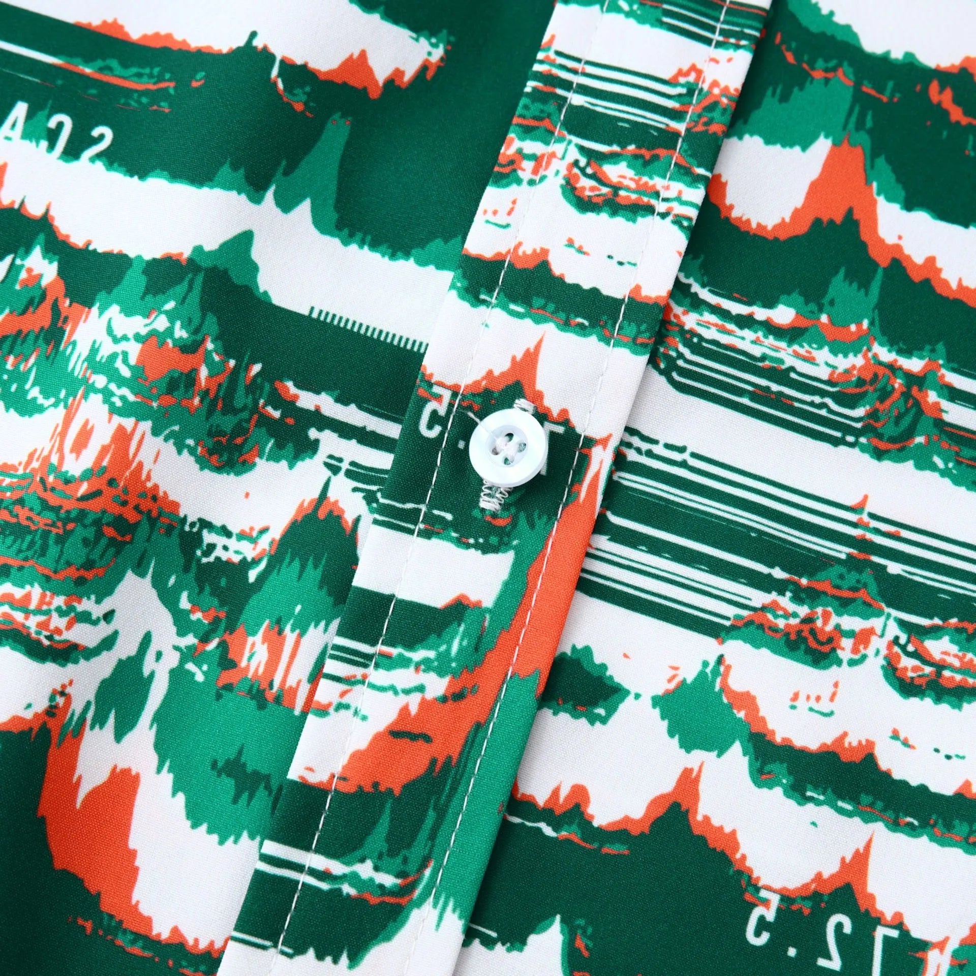 Men's Plus Size Tropical Print Short Sleeve Hawaiian Beach Shirt