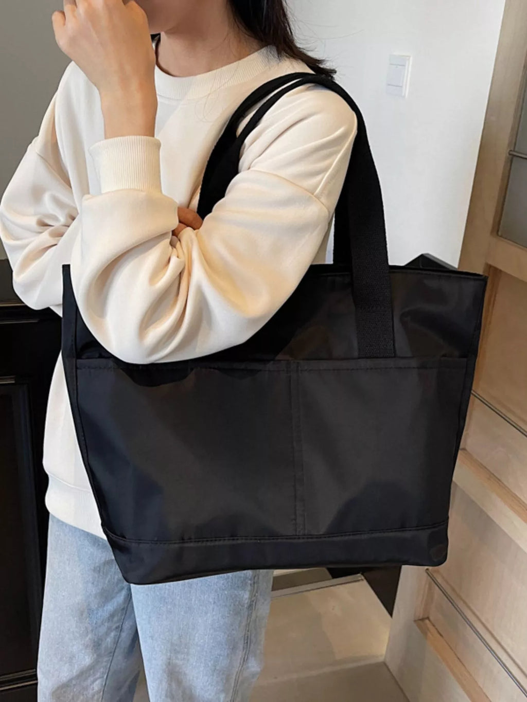 Oxford Cloth Shoulder Bag
