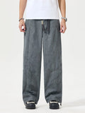 Men's Full Size Wide Leg Pants Plus Size