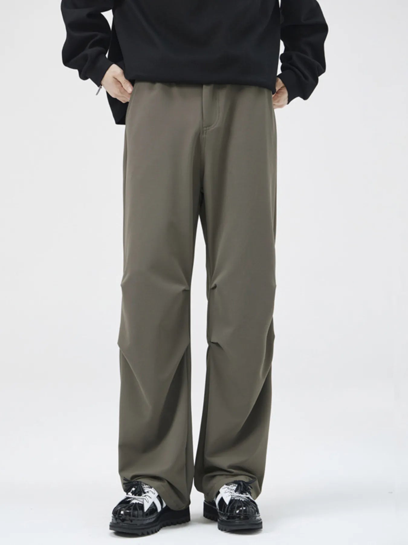 Men's Full Size Wide Leg Relaxed Fit Pants Plus Size