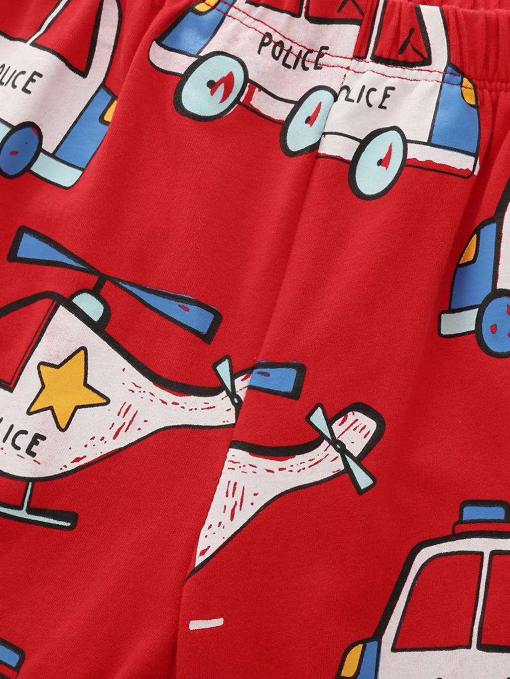 Children's Helicopter Graphic Tee and Shorts Set