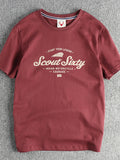 Men's Graphic Round Neck Short Sleeve T-Shirt