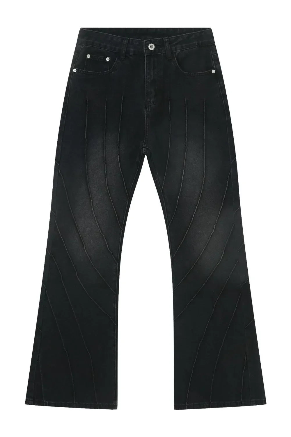 Men's Exposed Seam Jeans with Pockets