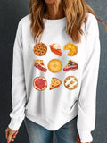 Yummy Pie Graphic Thanksgiving Sweatshirt