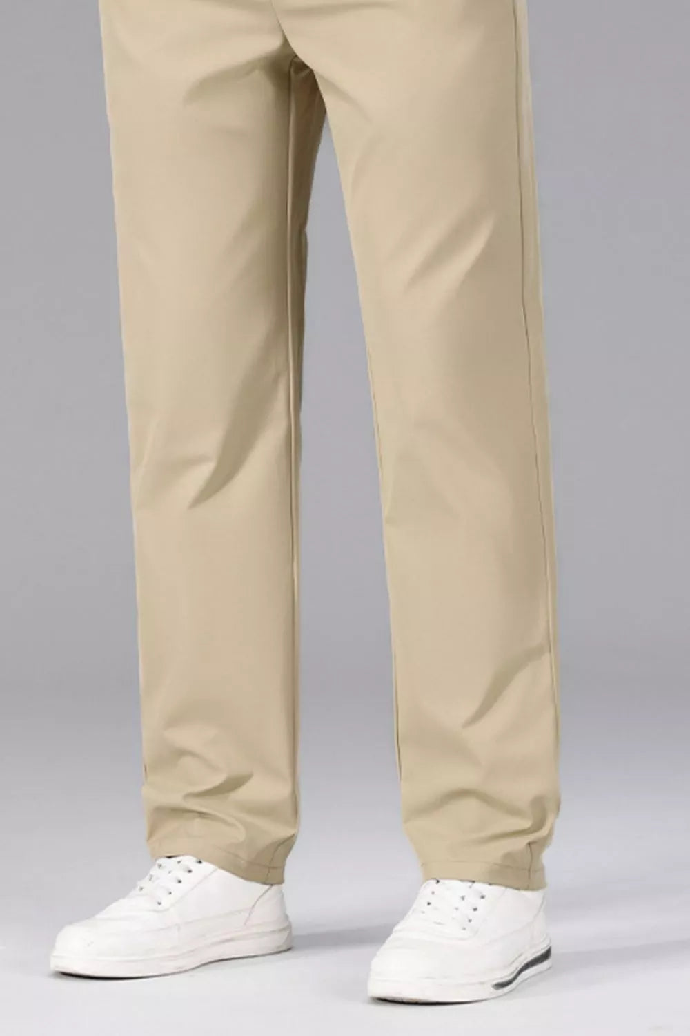 Men's Plus Size Slim-Fit Stretch Dress Pants