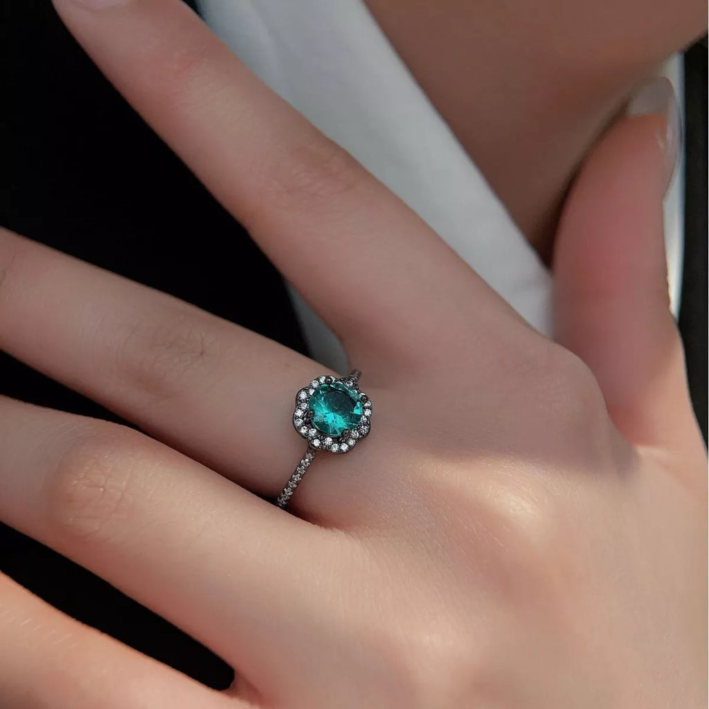 925 Sterling Silver Zircon Minimalist Ring