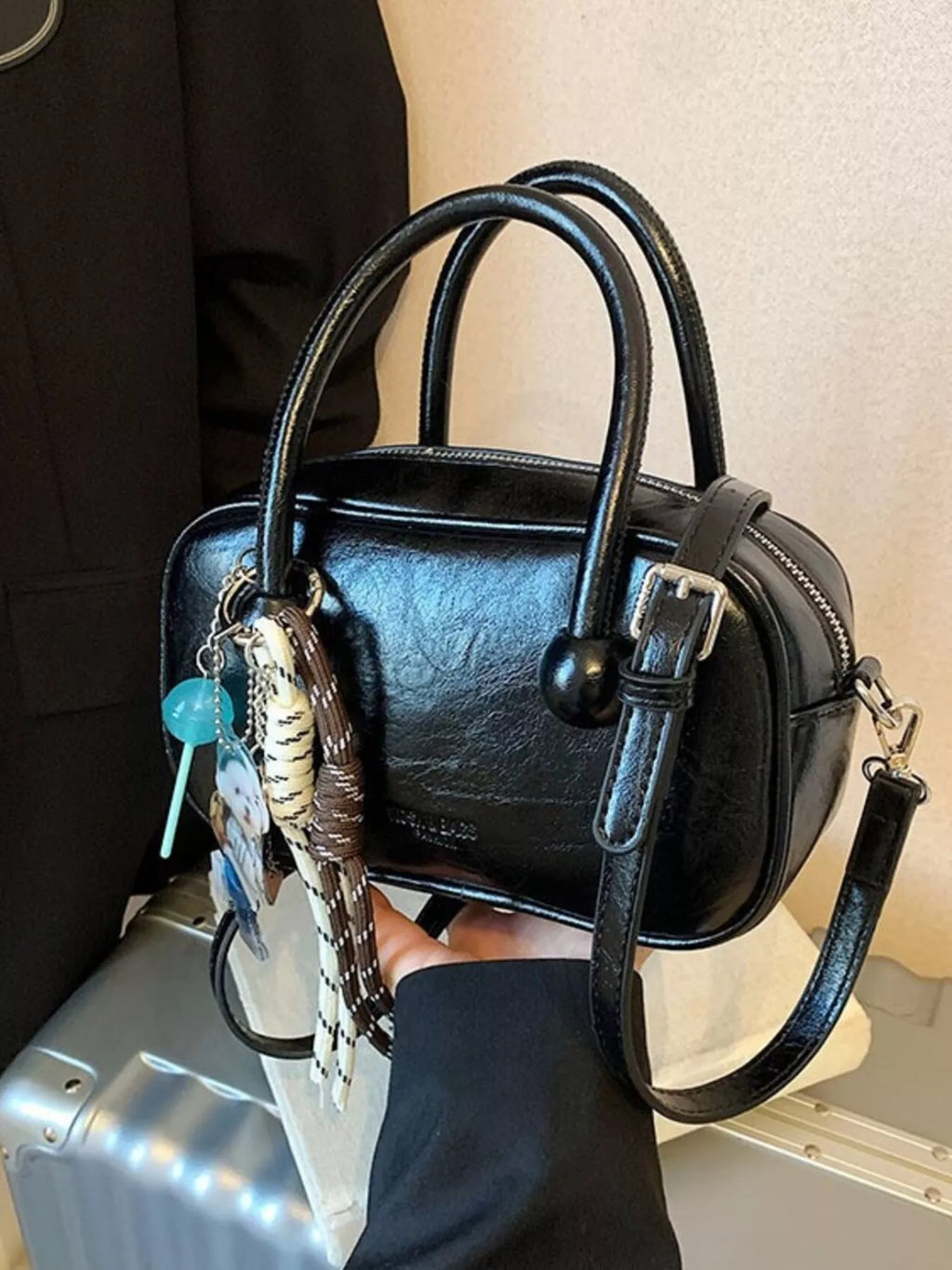 Top Handle Crossbody Bag