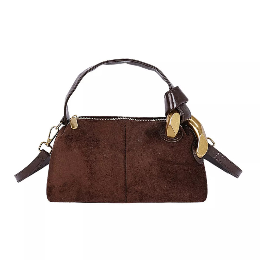 Suede Mini Crossbody Bag