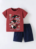 Children's Ocean Friends Graphic Tee & Cargo Shorts Set