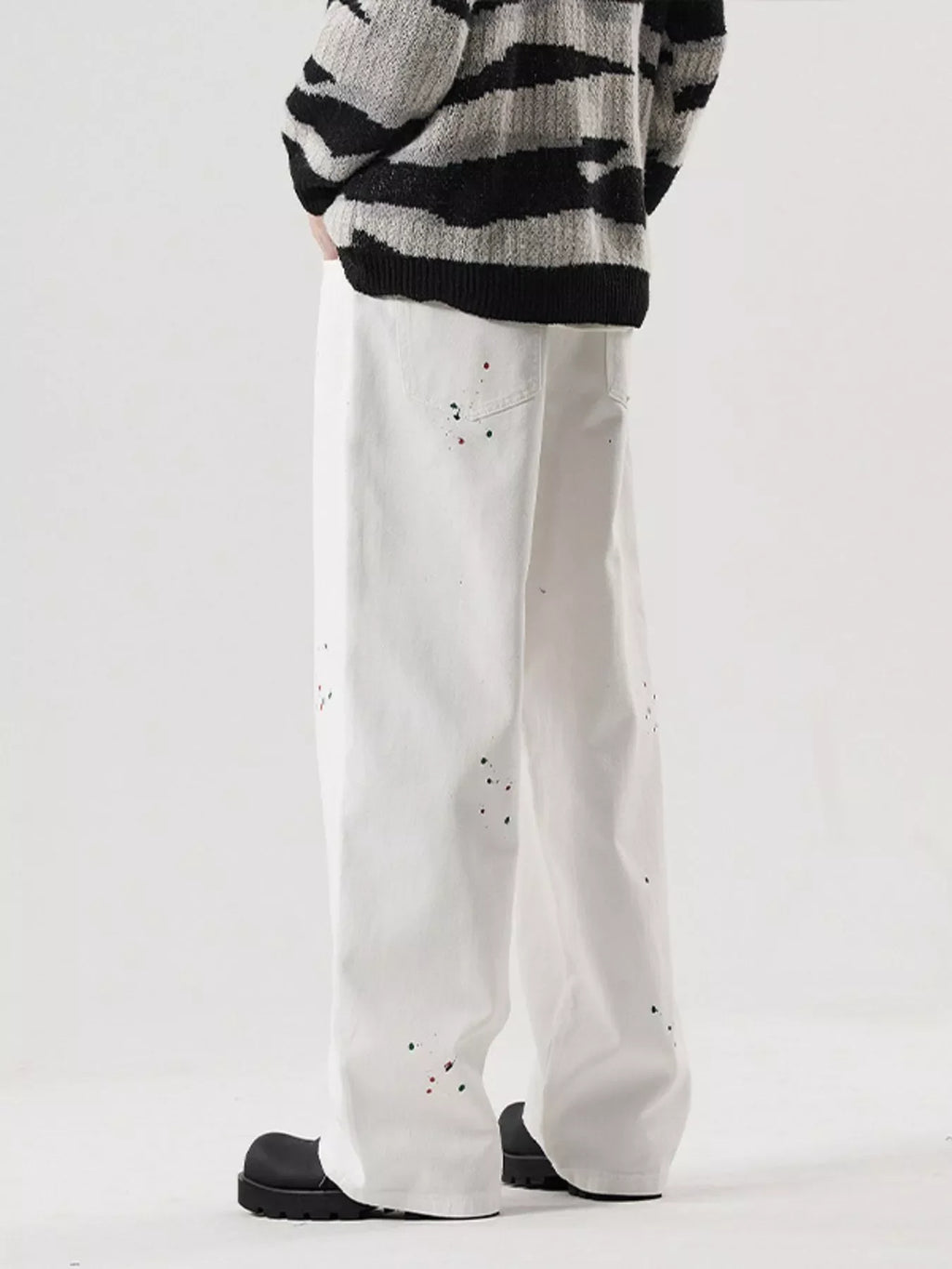 Men's Full Size Wide Leg Jeans Plus Size