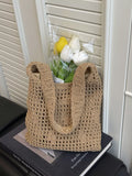 Knitted Crochet Shoulder Bag
