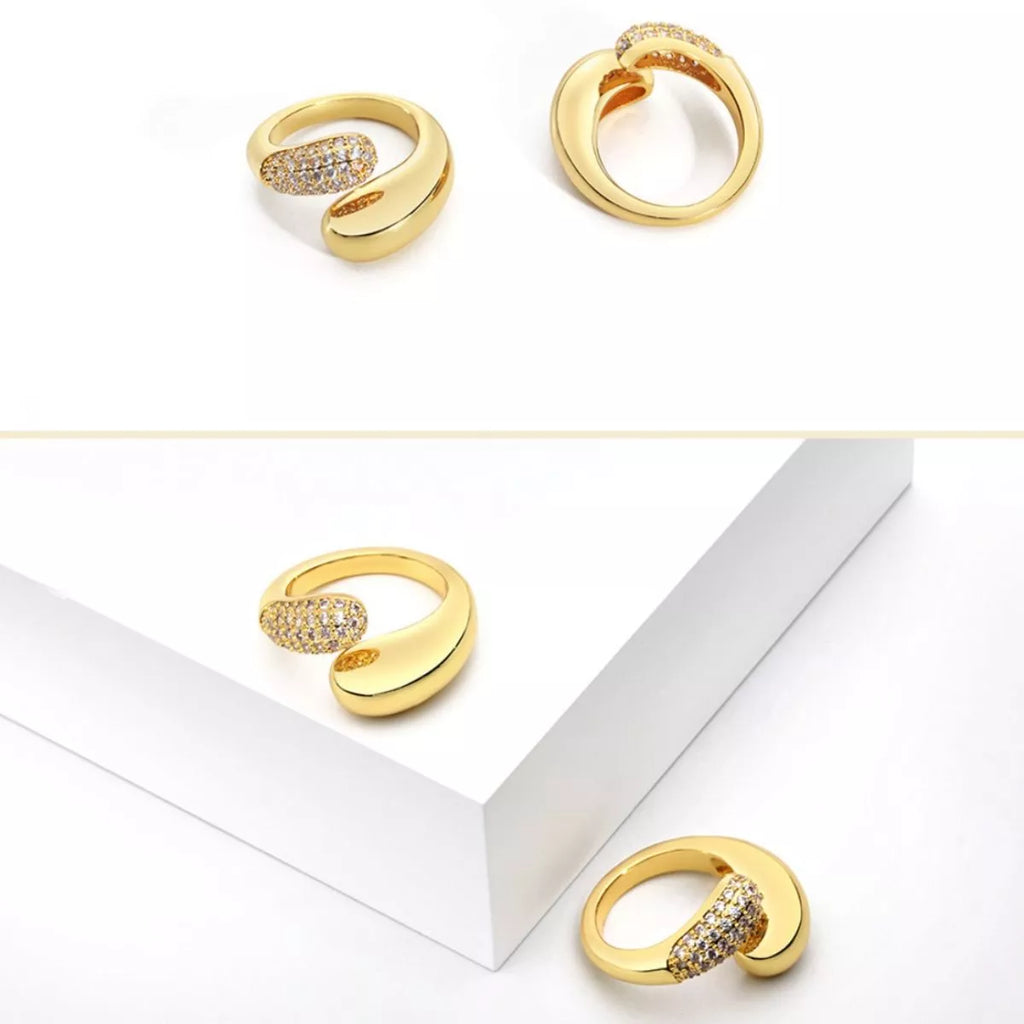 18K Gold-Plated Open Ring