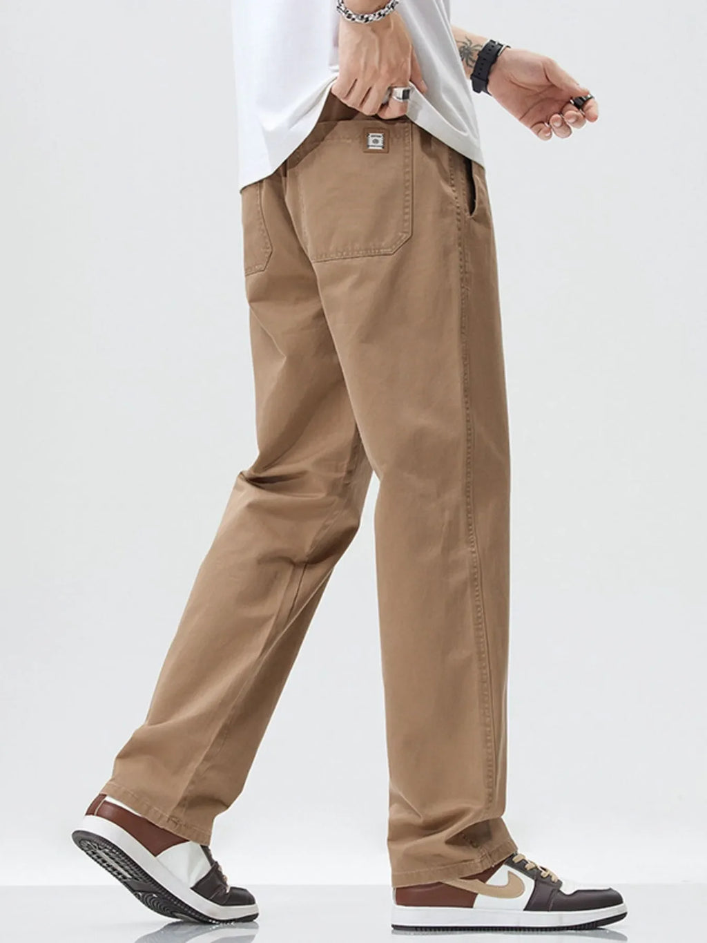 Men's Full Size Wide Leg Casual Pants Plus Size