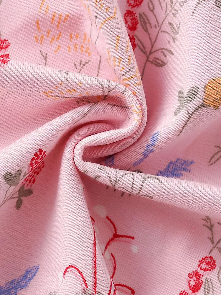 Children's Floral Print A-Line Dress