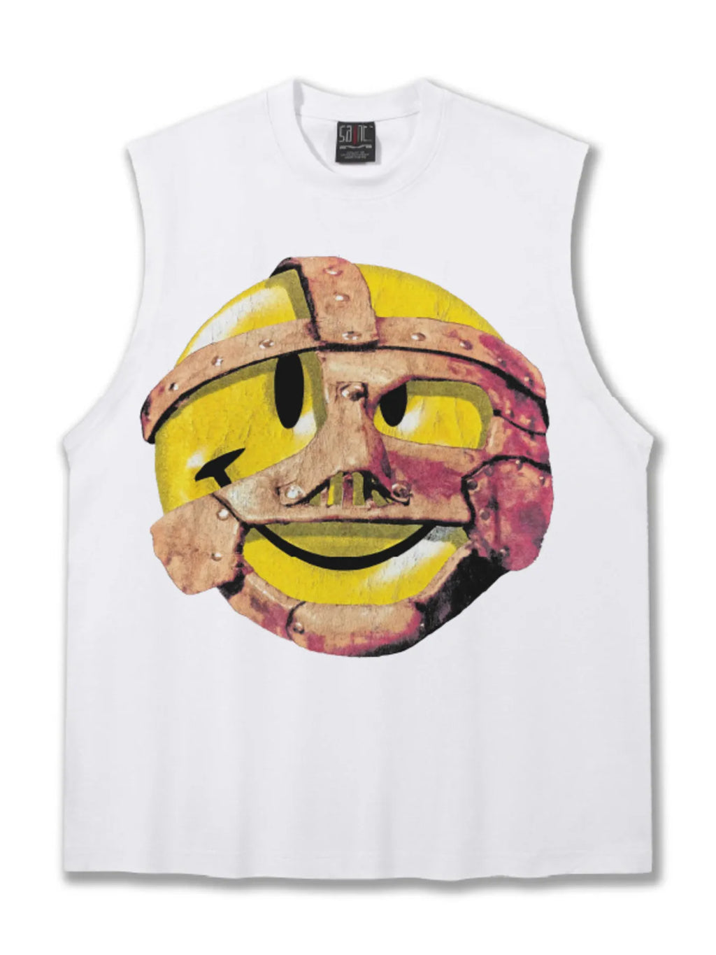 Men's Graphic Round Neck Tank Top