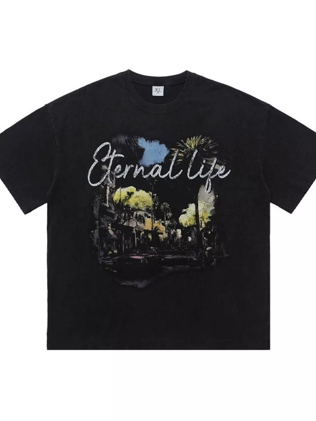 Men's Vintage Graphic Half Sleeve T-Shirt
