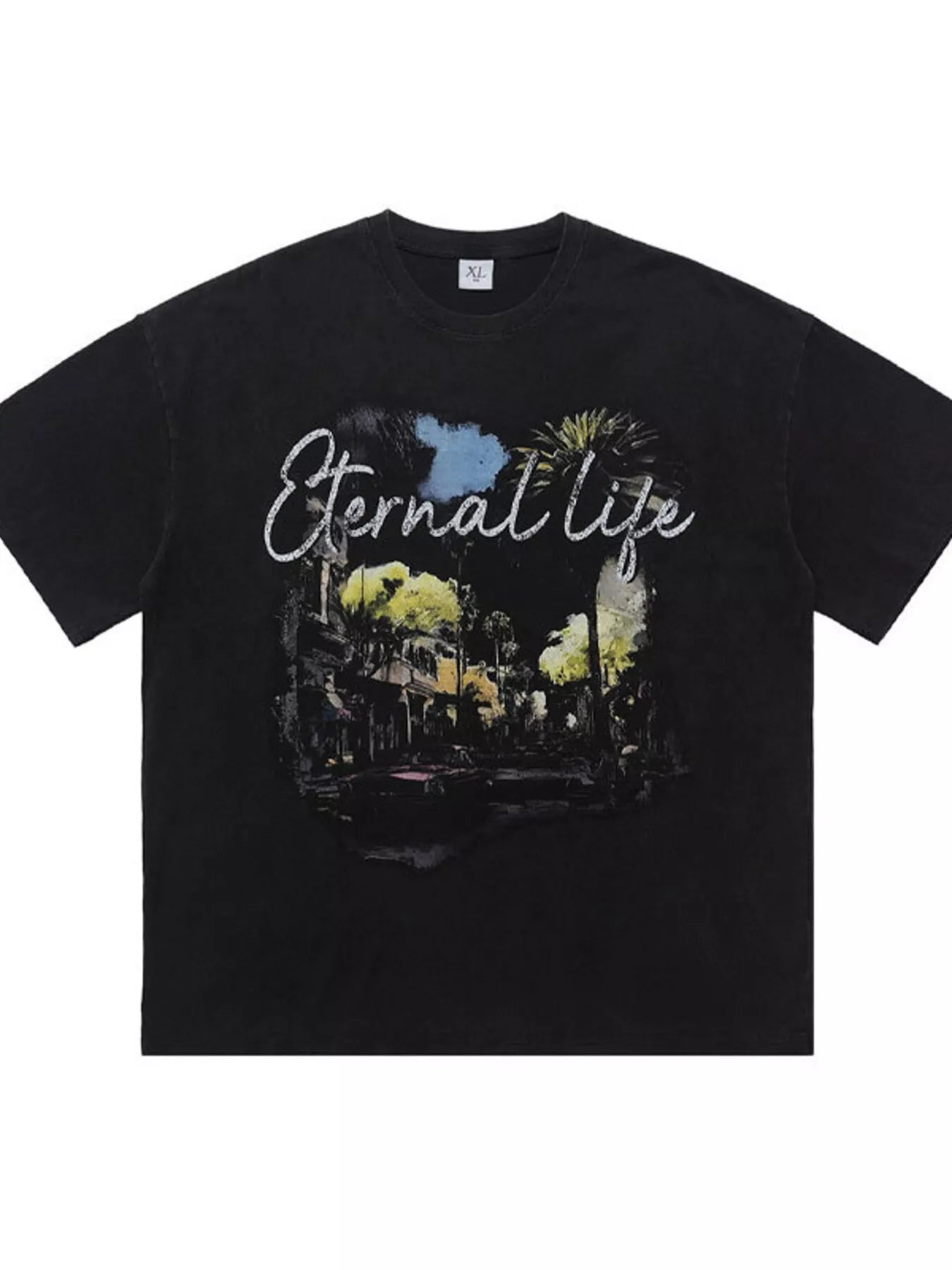 Men's Vintage Graphic Half Sleeve T-Shirt