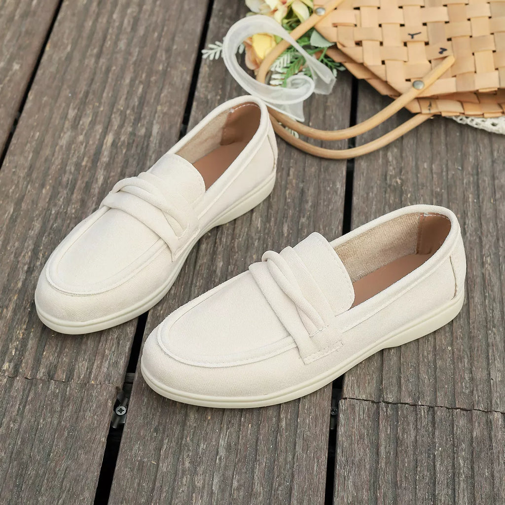 Round Toe Slip-Ons