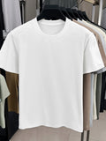 Men's Plus Size Round Neck Short Sleeve T-Shirt