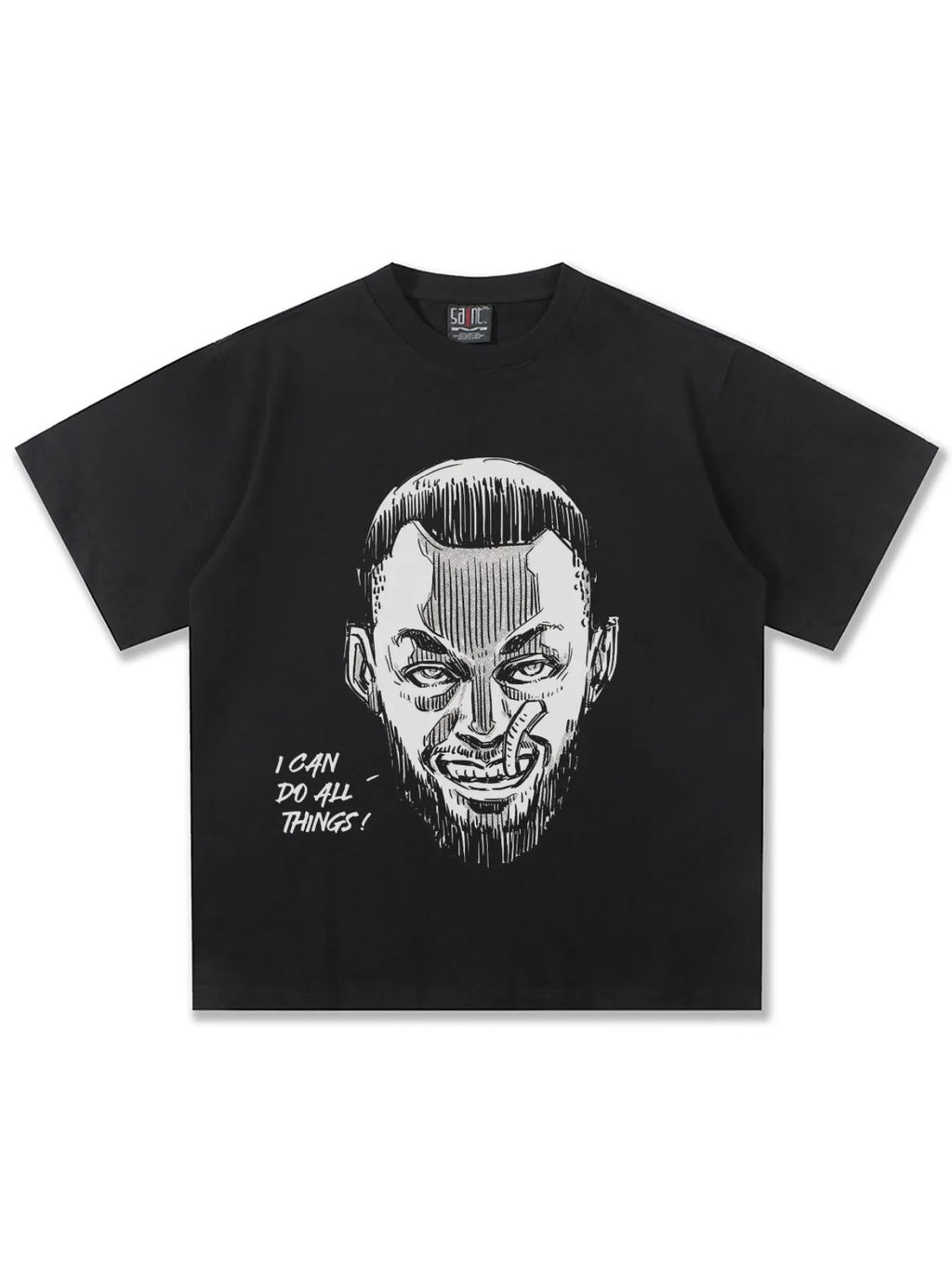 Men's Graphic Round Neck Short Sleeve T-Shirt