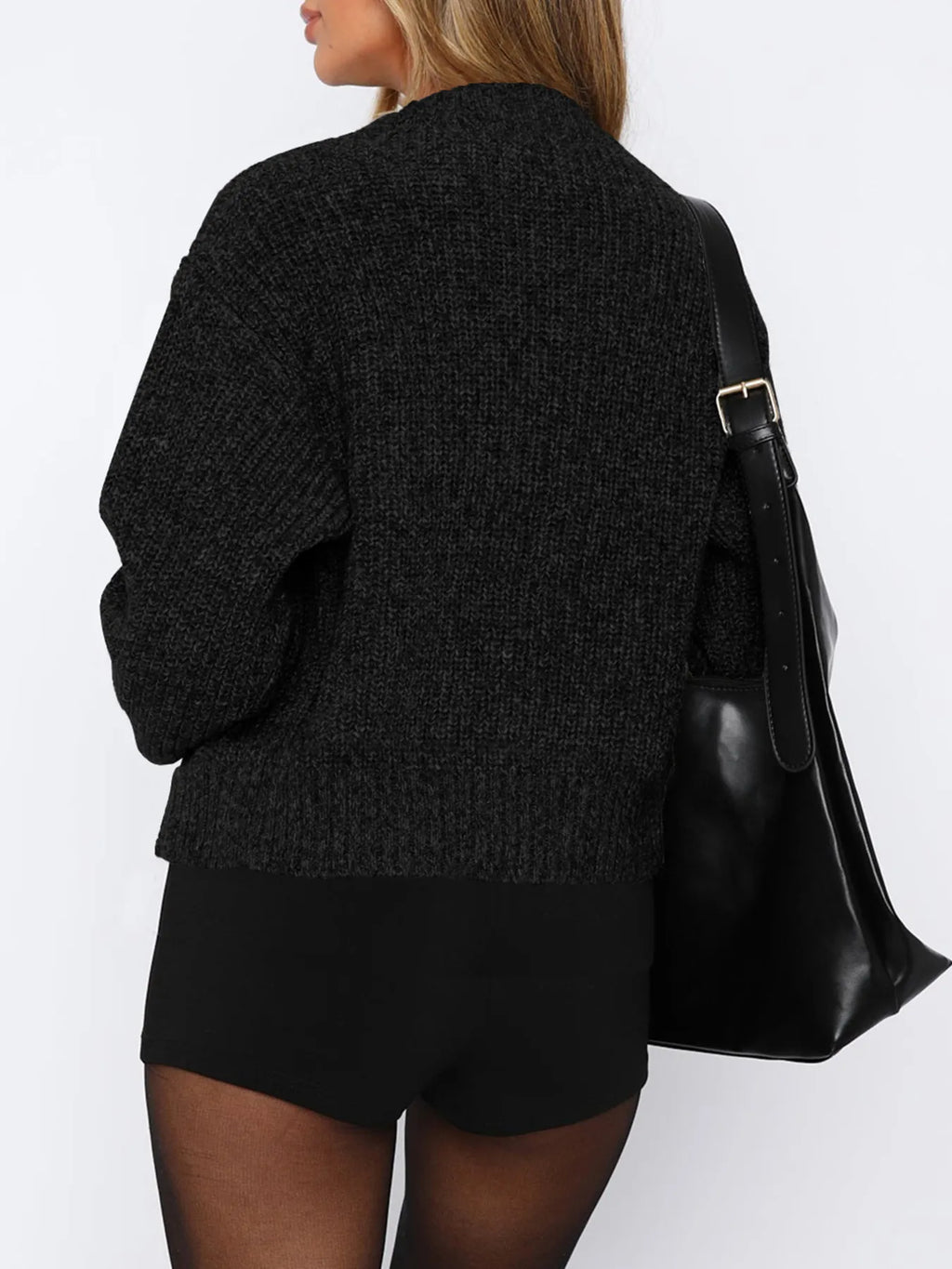 Zip Up Long Sleeve Cardigan