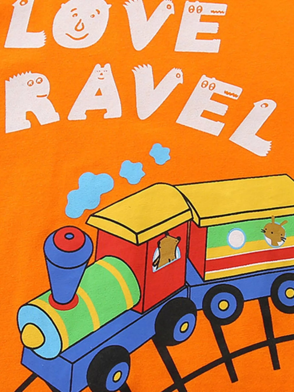 Children's 'Love Travel' Train Graphic T-Shirt
