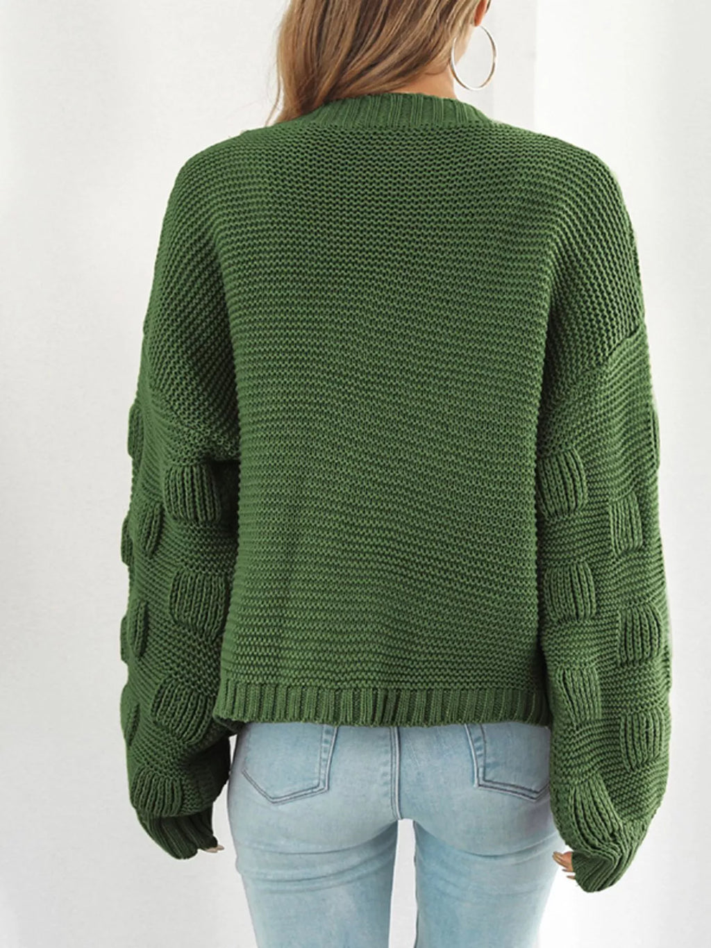 Chunky Knit Open Front Cardigan