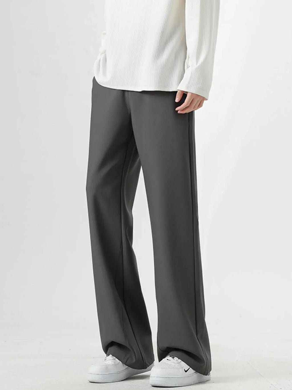 Men's Full Size Basic Style Wide Leg Pants Plus Size