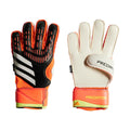 adidas Unisex-Kids Match Fingersave Predator Goalie Gloves Black/Solar Red/Solar Yellow 4