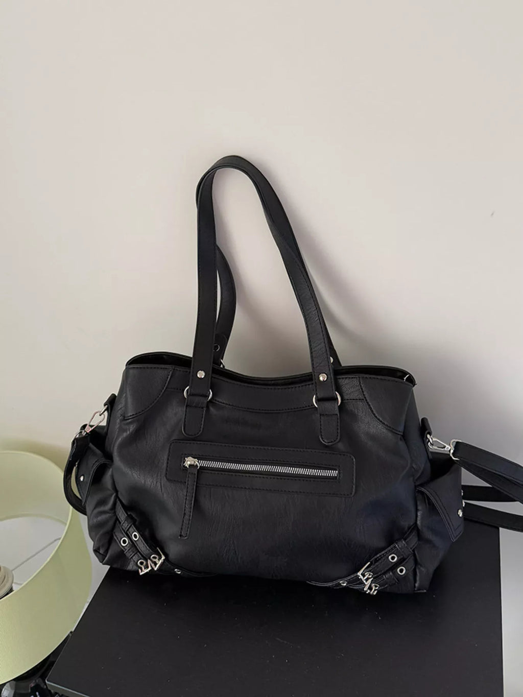 Rivet Decor Crossbody Bag