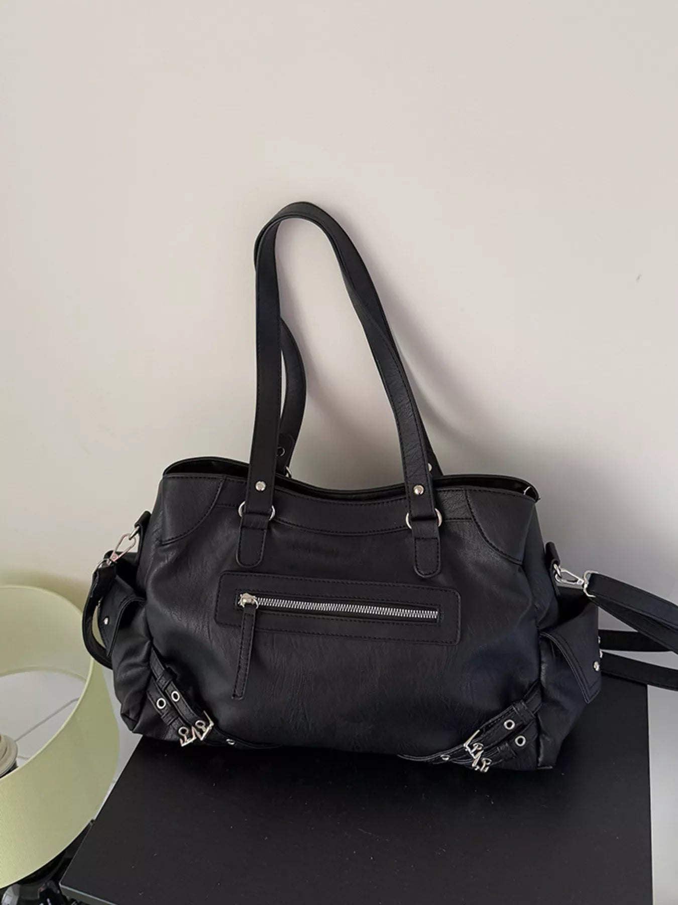 Rivet Decor Crossbody Bag