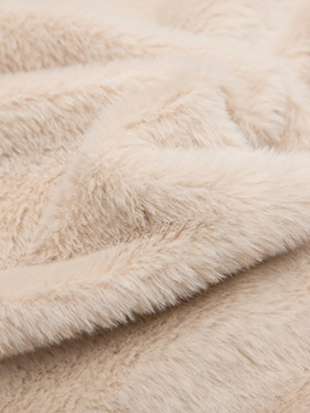 Men's Faux Fur Hooded Zip Up Jacket