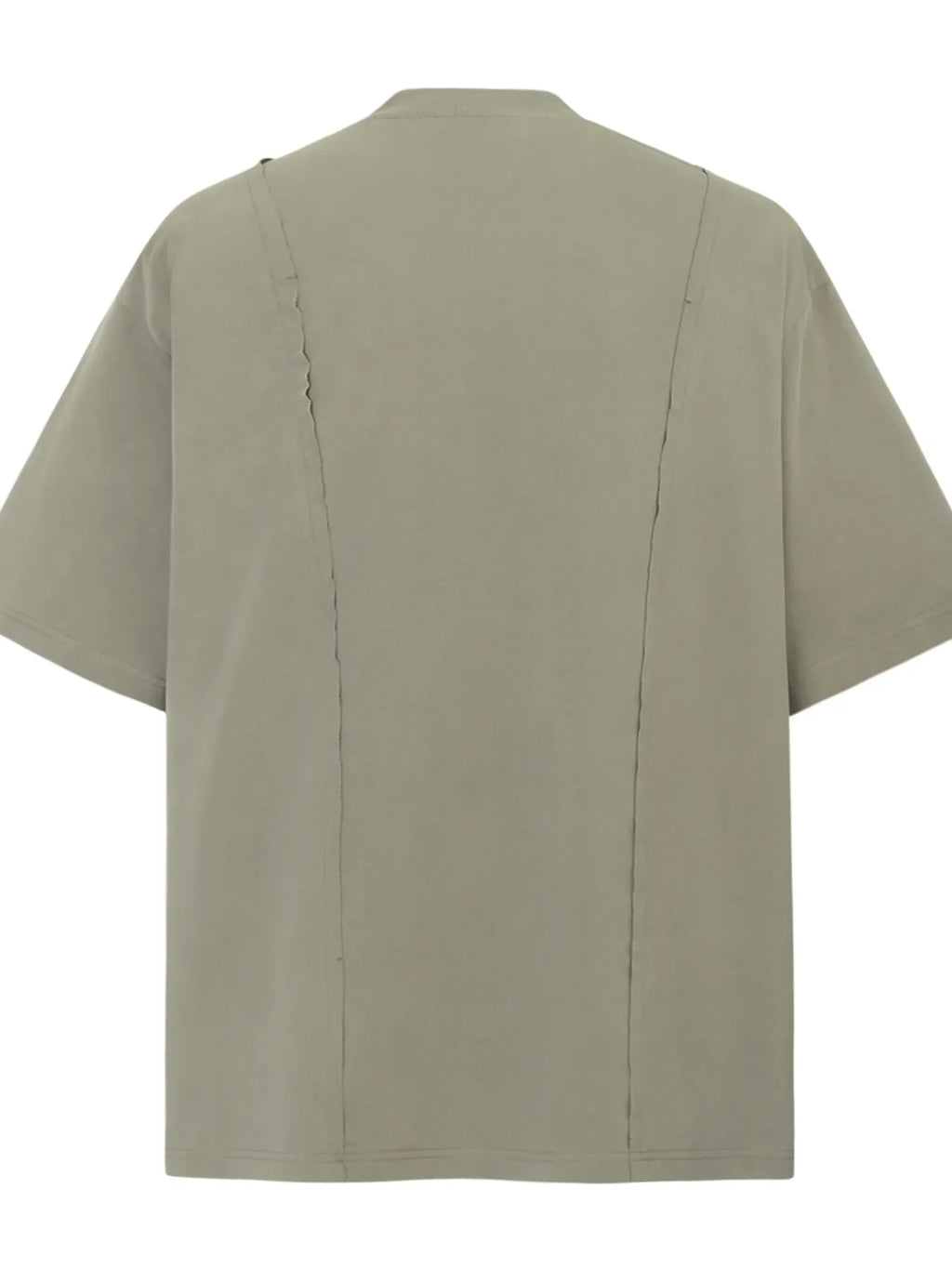 Men's Contrast Round Neck Short Sleeve T-Shirt