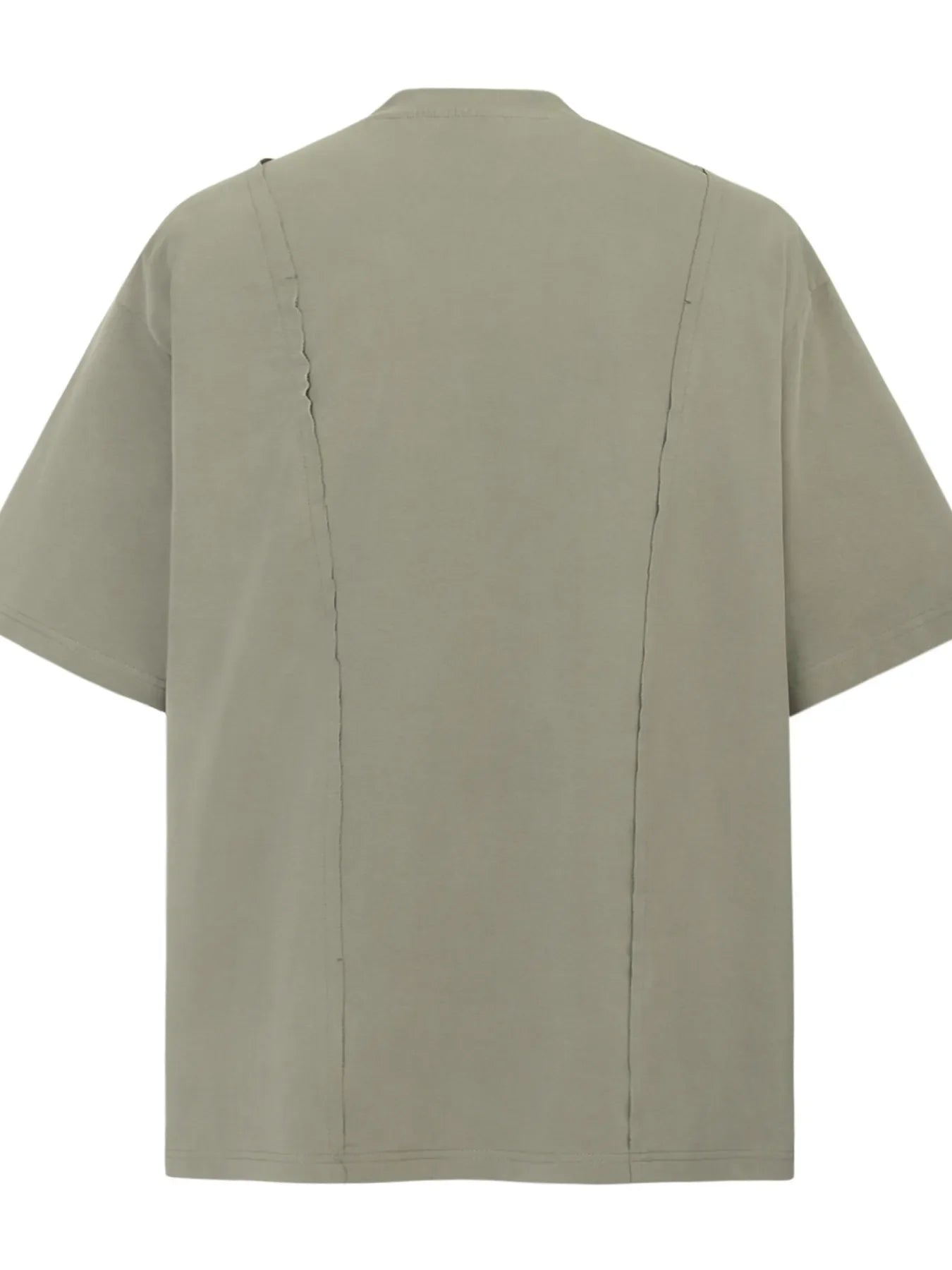 Men's Contrast Round Neck Short Sleeve T-Shirt