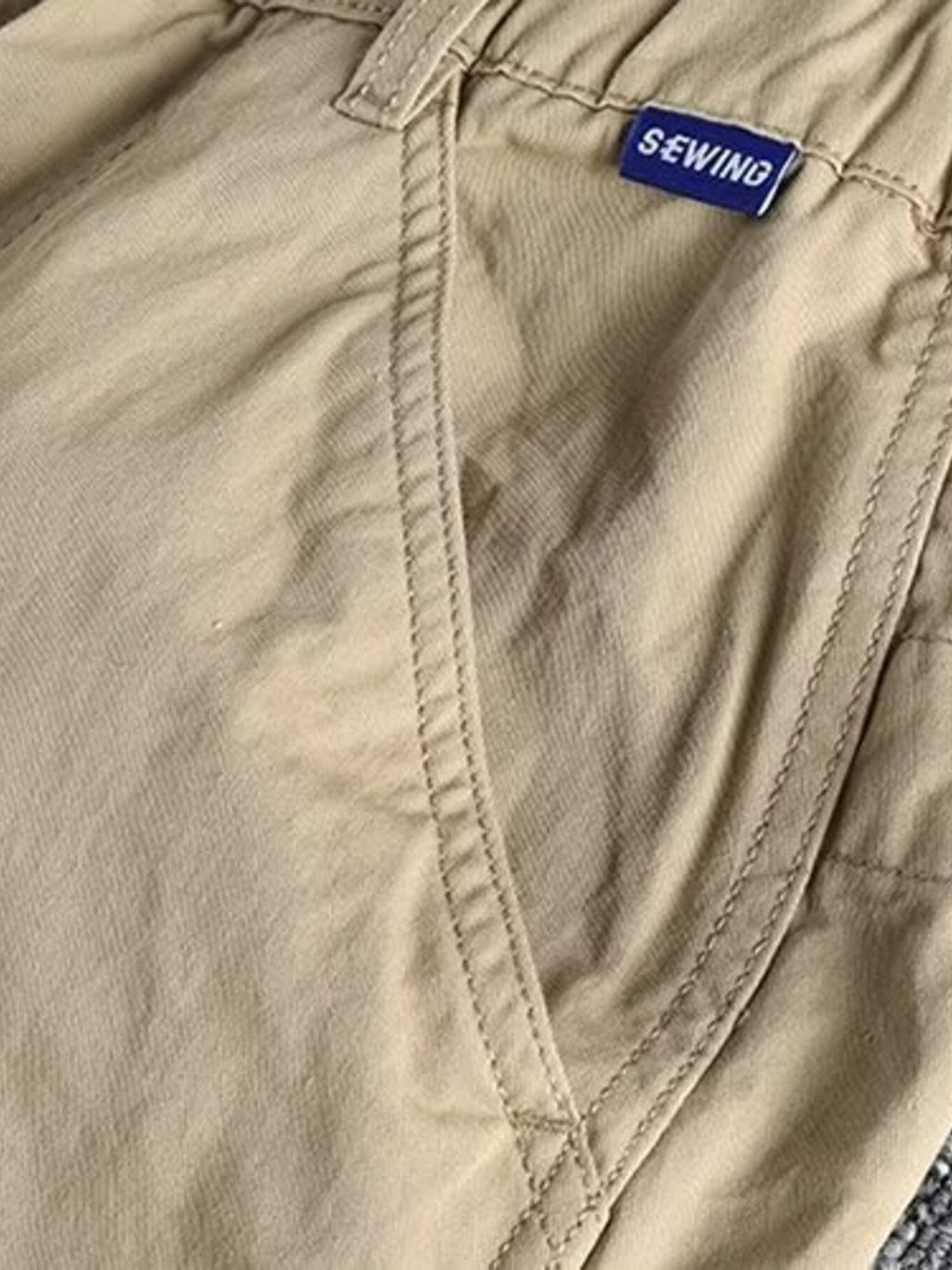 Men's Plus Size Casual Elastic Waist Cargo Pants