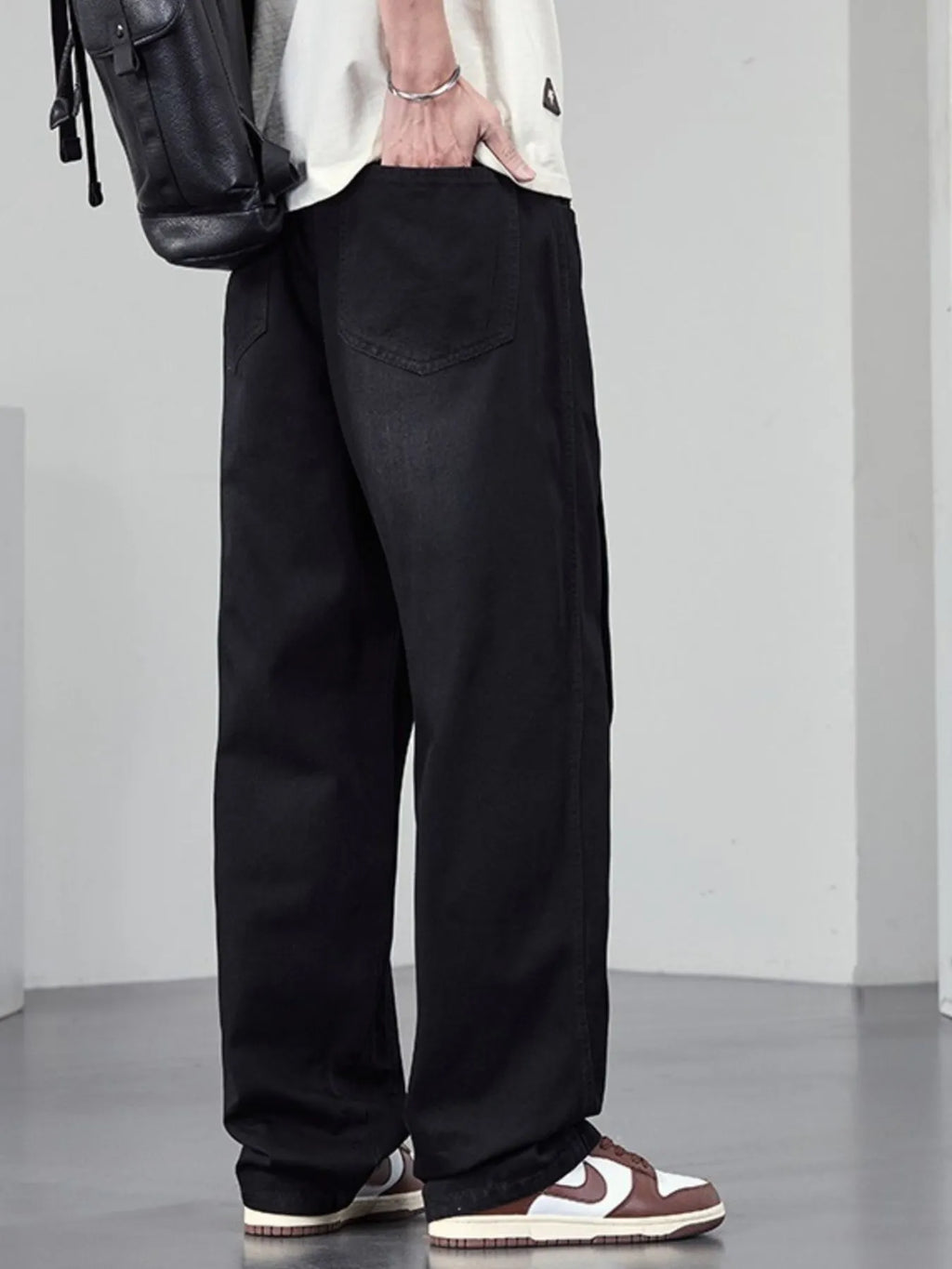 Men's Plus Size Wide Leg Jeans