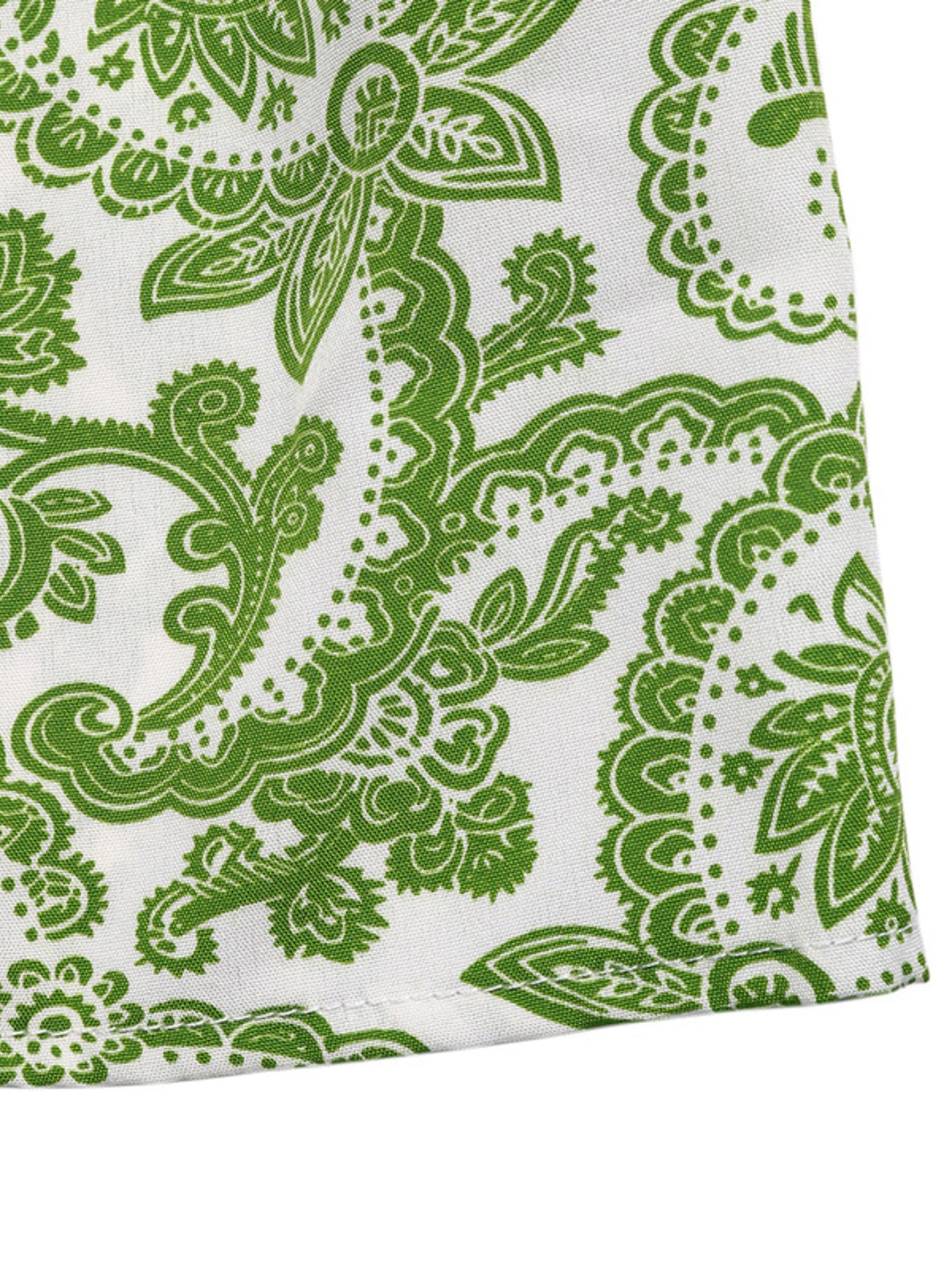 Smocked Printed Skirt
